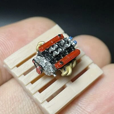 1:64 Diorama 427 V8 Engine Model for Ford Shelby Garage Scene Model Accessories - Image 1 of 4