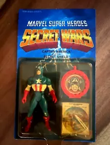 Marvel Comics Secret Wars CAPTAIN AMERICA - Mattel 1984 - MOC Unpunched! - Picture 1 of 6