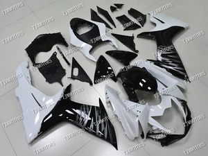 For 11-20 GSXR600/750 Black White ABS Injection Mold Bodywork Fairing Kit Panels - Picture 1 of 9