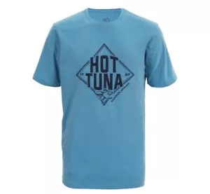 Hot Tuna Crew Marine Blue T Shirt Men’s Large BNWT New Free P&P - Picture 1 of 9