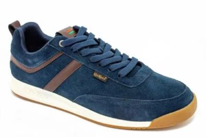 Kickers Trainers Kickstyle Navy Suede / Pu Leather - Picture 1 of 10