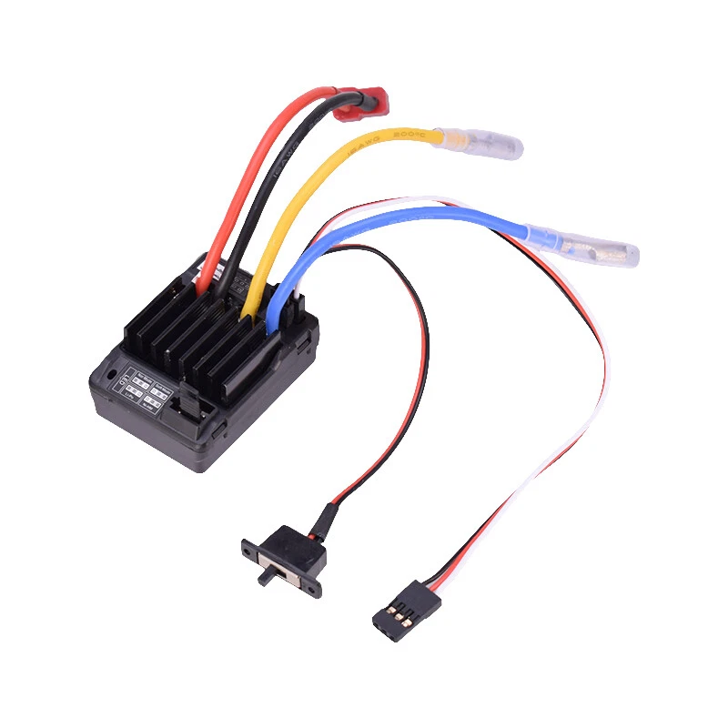 AX-D60A 60A Brushed ESC Waterproof Speed Controller for 1/10 RC Car Truck Boat - Image 1 of 4