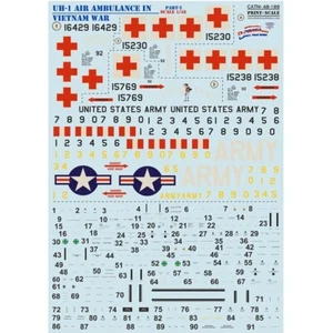 Print Scale 48-189 Decal airplane 1:48 UH-1 Air Ambulance in Vietnam War Part 2 - Picture 1 of 24