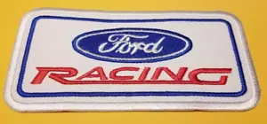 Ford Racing Embroidered Patch Worldwide Ship approx 2.5 x 4.75" iron and or sewn - Picture 1 of 2