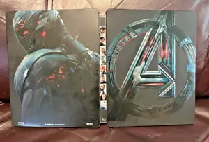 MARVEL: ( AVENGERS) (AGE OF ULTRON) (BLU RAY AND 3D-BLU RAY) AND STEELBOOK - Picture 1 of 11