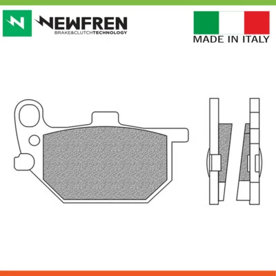 Pastilla de freno delantera Newfren Touring orgánica para YAMAHA XS750S 750cc '1979 Foto 1 de 3