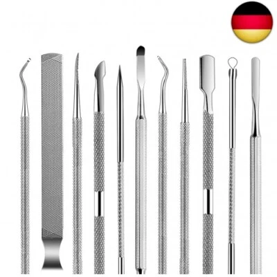 OKALABANDEE 6 Stück Set Eingewachsene und Nagelfeile, Profi Doppelseitige Eingewachsene