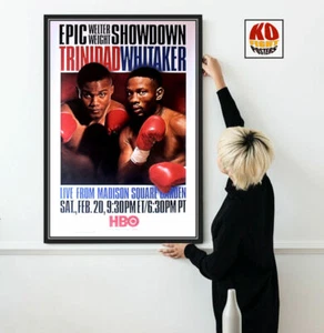FELIX TRINIDAD vs. PERNELL WHITAKER: Original HBO CCTV Boxkampf Poster (SHOP - Bild 1 von 16