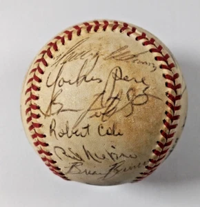 handsignierter Baseball 18 Unterschriften Grissom/Ripken SR/GRUBB/Y.PEREZ/GANT UND MEHR - Bild 1 von 9