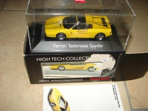 Ferrari Testarossa Spyder, 1:43, gelb, Herpa - Bild 1 von 1