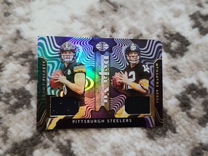 2022 Illusions Kenny Pickett/Terry Bradshaw Dual Game Used
