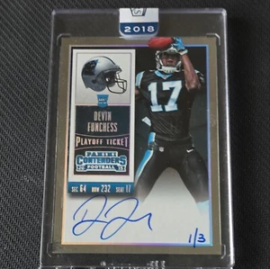 2015 Panini Contenders - Devin funchess recollection collection honors. 1/3 auto - Picture 1 of 3