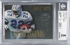 1994 Fleer Living Legends Emmitt Smith #5 BGS 8 HOF