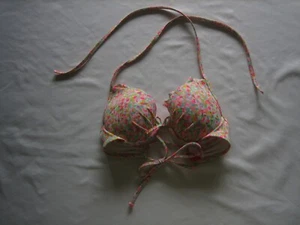 victoria secret underwire padded pushup bikini top size 32B - Picture 1 of 3