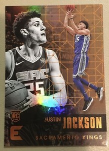 Justin Jackson Rookie 2017-18 Panini Essentials #121 Sacramento Kings Mint
