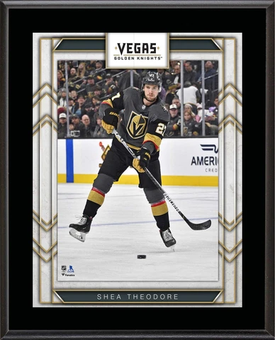 Shea Theodore Vegas Golden Knights 10.5" x 13" Player Plaque Cover