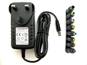 3A 12V 36W AC/DC POWER ADAPTOR SUPPLY CHARGER 3000MA UNIVERSAL (MULTI JACK B) - Picture 1 of 2