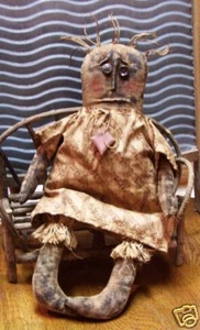 EXTREME PRIMITIVE DOLL PATTERN!! MAILED!! PERFECTLY PRIM EVERYDAY DOLL PATTERN - Picture 1 of 1