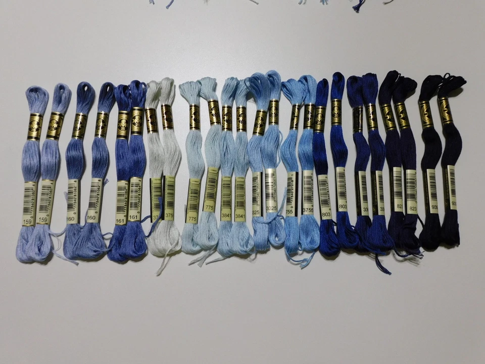 24 Brand New DMC Floss (2 of Each Color) (CAH3051) - Image 1 of 1