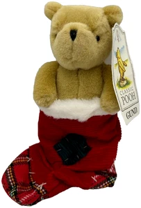Vintage Gund Winnie Puuh klassisches Plüschtier Stofftier Weihnachtsstrumpf 10 Zoll - Bild 1 von 5