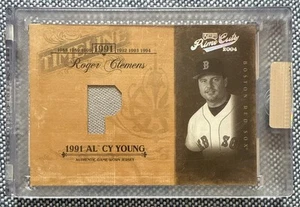 Roger CLEMENS🔥2004 Playoff Prime Cuts Timeline “P” Jersey Relic #TL-82 11/21💥 - Picture 1 of 2