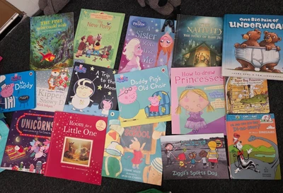 Young Childrens Kids Fiction Picture Story Bundle x 25 Various Used Books - Image 1 of 2