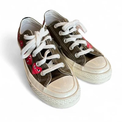 CDG Converse verde oliva talla 5 Foto 1 de 4