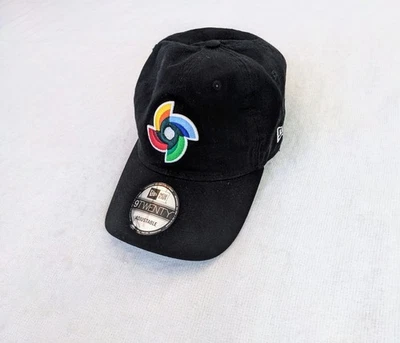 CLÁSICO MUNDIAL DE BÉISBOL Color Logo Raro Sombrero Nueva Era 9Twenty One Talla Gorra WBC Foto 1 de 4