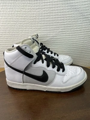 Nike Dunk High White Black 317982-102 Men’s US Size 8 Lace Up Sneakers - Image 1 of 4