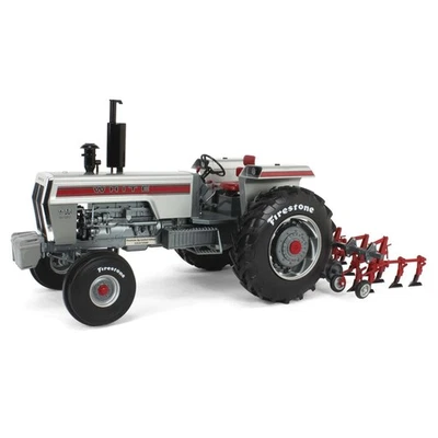 1/16 White 2-150 Diesel w/ 4-Row Rear Cultivator 2025 Firestone Series Cust-2124 - Image 1 of 4