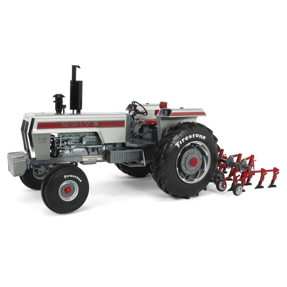 1/16 White 2-150 Diesel w/ 4-Row Rear Cultivator 2025 Firestone Series Cust-2124 - Image 1 of 4