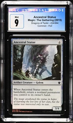 ANCESTRAL STATUE Dragons of Tarkir Foil CGC 9 MTG [Nostalgium] - Image 1 of 2