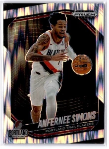 2024-25 Panini Prizm Black #60 Anfernee Simons Skewed #/249 - Foto 1 di 2