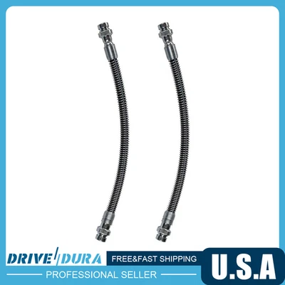 Línea de manguera de freno exterior delantero 2 piezas para Dodge Ram 50 1987-1989 2,6 L tracción trasera Foto 1 de 4
