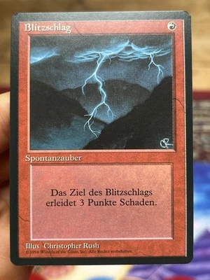 German FBB • Lightning Bolt • Pack Fresh • Mtg (1721) - Image 1 of 4