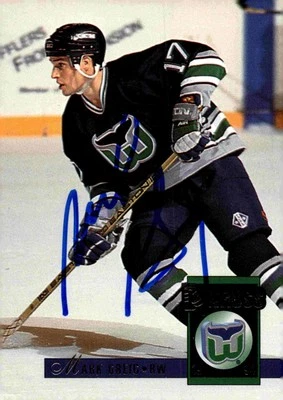 Mark Greig - Signed 1993-94 Leaf Donruss Card #137 - Image 1 of 2