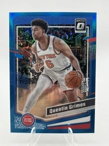 2023-24 Panini Donruss Optic - Quentin Grimes #46 Aqua Prizm /249 - Picture 1 of 2