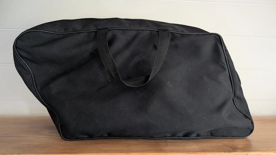 Harley-Davidson Touring Bag Black Soft Motorcycle Luggage Zipper Canvas Duffle - Image 1 of 3