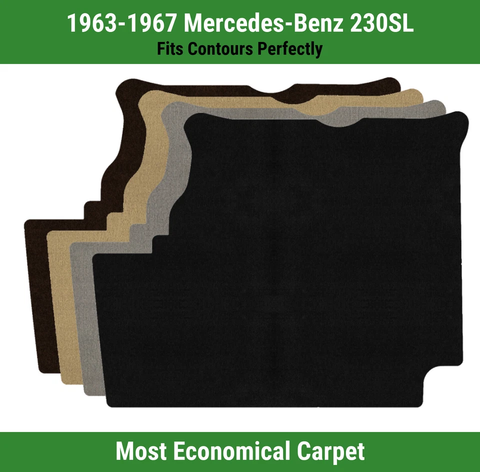 Alfombra de maletero Lloyd Velourtex para Mercedes-Benz 230SL 1963-1967  Foto 1 de 4