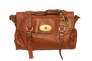 ORIGINAL MULBERRY ALEXA SOFT LEATHER BUFFALO OAK SHOULDER BAG MEDIUME - Picture 1 of 14