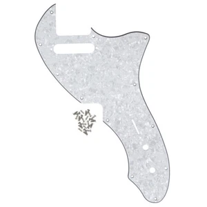 Protector de púas de guitarra FLEOR White Pearl de 4 capas placa antiarañazos para TL Thinline 69 RI - Imagen 1 de 5