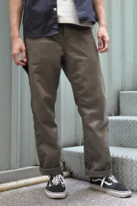 Pantalones chinos utilitarios Simple&Raw Sk841 Union pierna recta - Imagen 1 de 5