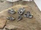Us Army Airborne Jump Wings Pin Back Combat Star Lot