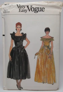 8679 Vogue Sewing Pattern Very Easy Misses' Dress and Sash SZS 6-8-10 UC OOP - Picture 1 of 5