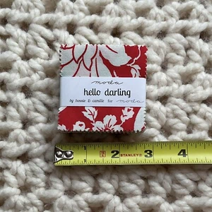 Bonnie & Camille Hello Darling Moda Mini Charm Pack 42 Cotton 2.5” Quilt Squares - Picture 1 of 1