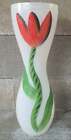 Ulrica Hydman-Vallien Kosta Boda Art Glass Tulip Vase Flower FREE US SHIPPING