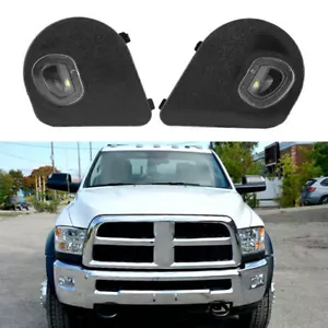 Right & Left Mirror Puddle Lights for 10-20 Dodge Ram 1500 2500 3500 4500 5500 - Picture 1 of 6