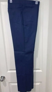 Cub Scout Boy Scouts Uniform Dress Pants BSA Blue Sz 18  Waist 29 Unhemmed NWT - Picture 1 of 3