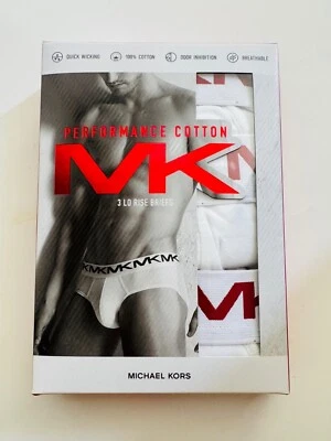 NUEVO EN CAJA PAQUETE DE 3 calzoncillos de algodón para hombre Michael Kors, talla M (32-33) Foto 1 de 4