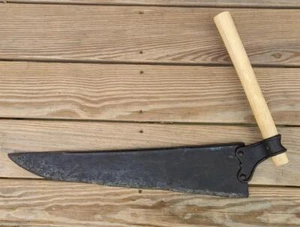 Vintage Hay Knife Froe saw Tobacco cutter serrated - Picture 1 of 7